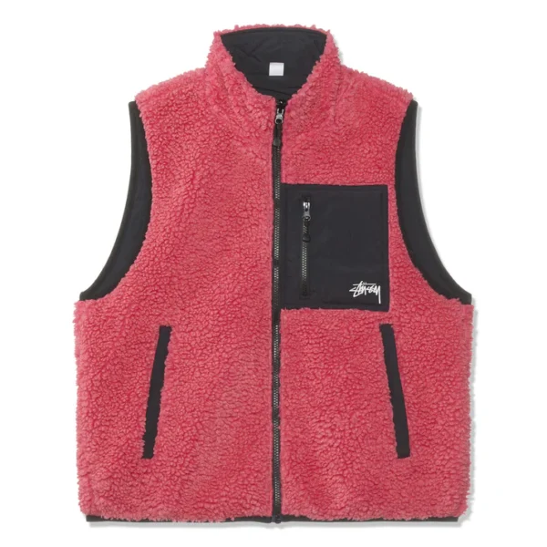 Stussy Sherpa omkeerbaar vest