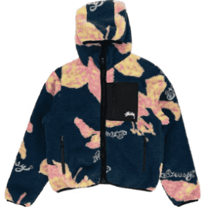 Bloemen Stussy sherpa hoodie