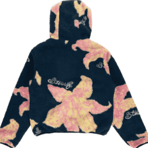 Bloemen Stussy sherpa hoodie